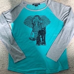 Long sleeve elephant shirt from Just One